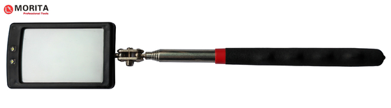 주문 배관 공구 망원경 검사 거울 65 * 42mm LED 빛 모든 방향으로 회전 스테인레스 스틸 online manufacture