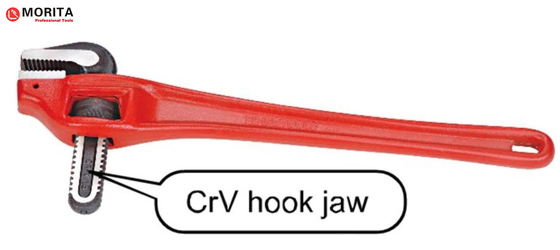 주문 90Degree 차감 계산된 파이프 렌치 크레-V 강철 14 18 벌충 본인 클램핑 online manufacture