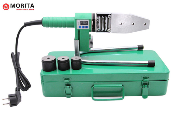 주문 PPR, PE, PP, PVDF와 PB 파이프를 위한 플라스틱 파이프 퓨젼 용접공 20-25-32mm 800W/220V는 코너 파이프를 용접할 수 있습니다 online manufacture