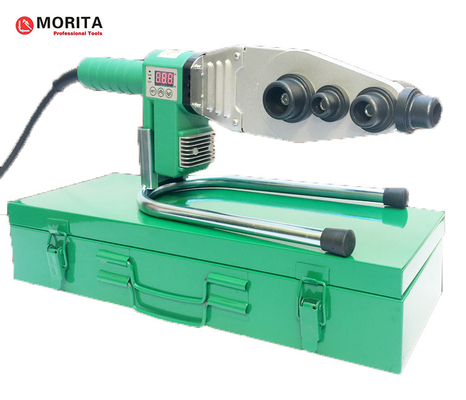 주문 PPR, PE, PP, PVDF와 PB 파이프를 위한 플라스틱 파이프 퓨젼 용접공 20-63mm 800W/220V는 앞 다이 헤드 코너 용접을 분리합니다 online manufacture