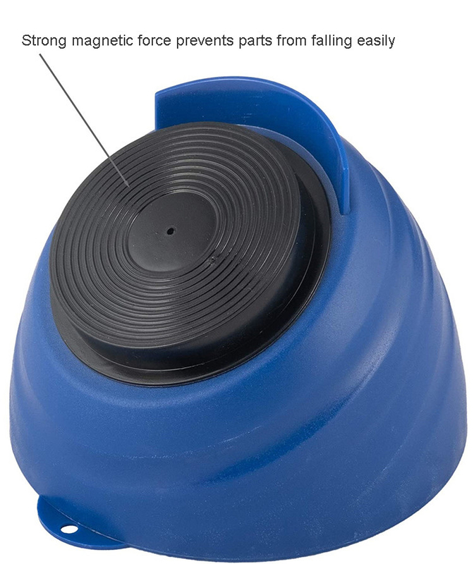 배관 공구 ABS 자기 그릇 ABS 재료 109 * 78mm 볼트, 견과류, 나사 및 부품을 보유
