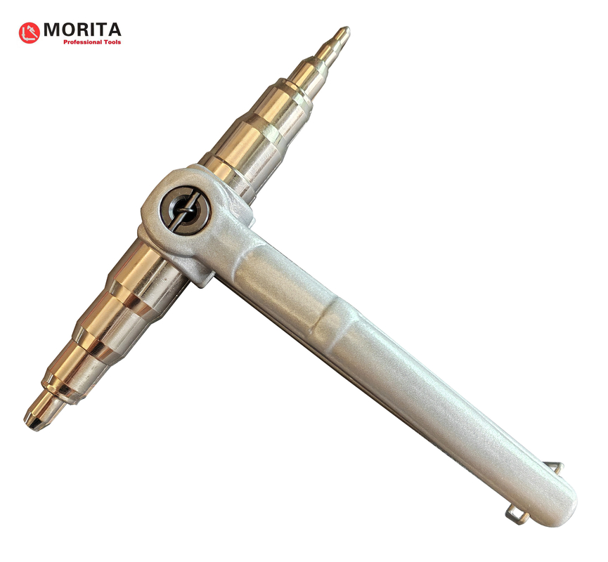 배관공구 1/4&quot;-7/8&quot;,6mm-22mm 손잡이가 있는 통합 스와거 펀치 도구
